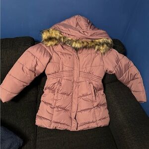 Free Country Purple and White Fleece Jacket